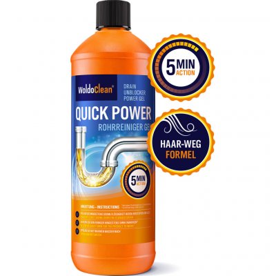 WoldoClean Quick Power Čistič odpadu a potrubí 1000 ml – Zboží Mobilmania