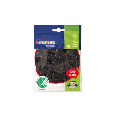 Zažehlovací korálky, 1000ks - černé – Hledejceny.cz
