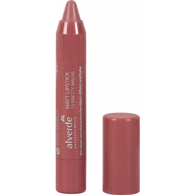 alverde naturkosmetik matná rtěnka Chubby 75 Pretty Mauve 3,7 ml – Zboží Mobilmania