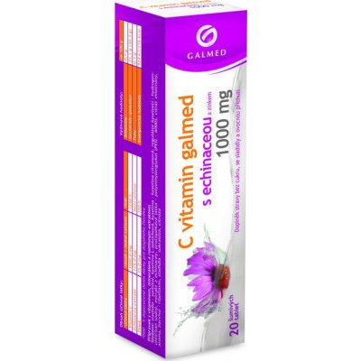 Vitamin C 1000mg echinacea eff.tbl.20 Galmed