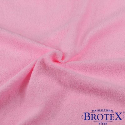 Brotex prostěradlo froté růžové 90x200
