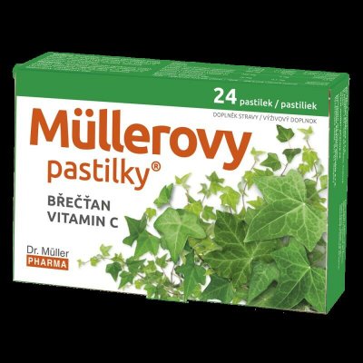 Dr. Müller Pastilky s břečťanem 24 pastilek – Hledejceny.cz
