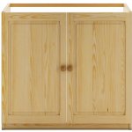 Dolní kuchyňská skříňka z masivu borovice KW112 - 80/80/50 cm (š/v/h) – Zboží Dáma