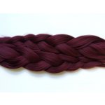 Kanekalon Easy Braid a Miss Rola Barva: 39J (burgundy, vínová), Značka: Miss Rola