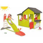 Smoby set domeček Zahradník Neo Floralie s kuchyňkou a skluzavka Toboggan XL s dvojitou vlnou a vodou 310300-16 – Zboží Dáma