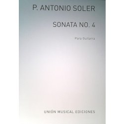 Soler Sonata No.4 Bolero Azpiazu for Guitar