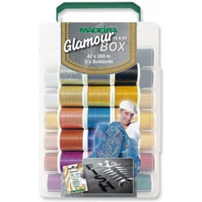 Vyšívací nitě Madeira Glamour box 2 (40x200m) – Hledejceny.cz