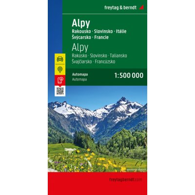 Alpy mapa Freytag 1:500t