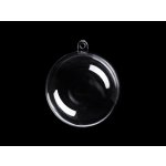 Prima-obchod Plastová koule Ø6 cm dvoudílná barva 1 transparent – Hledejceny.cz