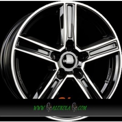 DEZENT KG 6.5x18 5x112 ET42 black polished – Hledejceny.cz