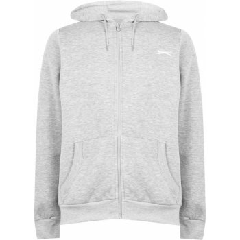 Slazenger Full Zip Hoody Mens grey marl