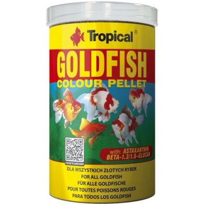 Tropical Goldfish Color Pellet 1 l