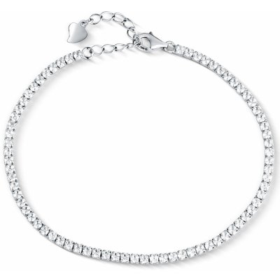 JwL Luxury Pearls Luxusní stříbrný tenisový náramek se zirkony JL0849 – Hledejceny.cz