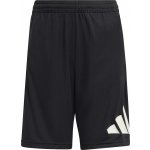 adidas, TRAIN ESSENTIALS BIG LOGO SHORTS Černá,Bílá – Zboží Mobilmania