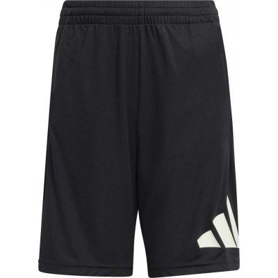adidas, TRAIN ESSENTIALS BIG LOGO SHORTS Černá,Bílá – Zboží Mobilmania