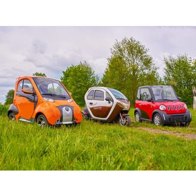 Jízda v elektromobilu elBlesk pro dva – Sleviste.cz