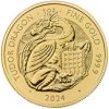 The Royal Mint zlatá mince Tudor Beasts Tudor Dragon 2024 1 oz