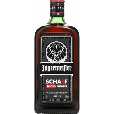 Jägermeister Scharf 33% 0,7l (holá láhev)