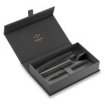 Parker 1502/3297618 Royal I.M. Achromatic Black BT sada kuličkového pera a pouzdra – Zboží Živě