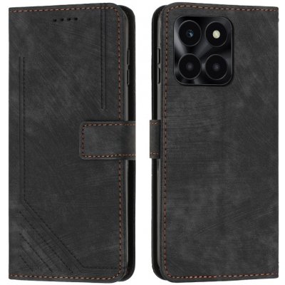 Vsechnonamobil STRIPE Peněženkové pouzdro s řemínkem Honor X6a černé 65708 – Zbozi.Blesk.cz