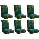 ISO TRADE Vánoční potahy na židle 6 ks - zelené – Zboží Dáma