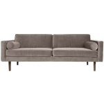 Sofa Broste WIND světle šedý velur – Zboží Dáma
