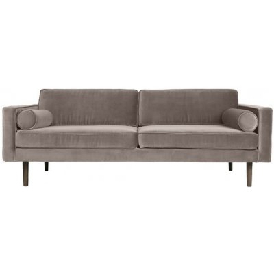 Sofa Broste WIND světle šedý velur – Zboží Dáma