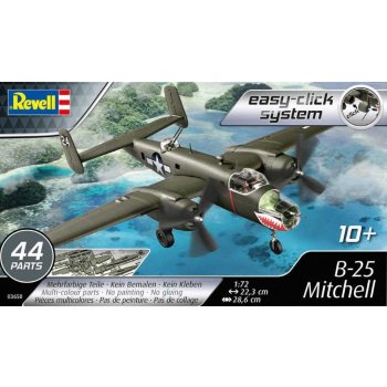 Revell EasyClick ModelSet letadlo 63650 B-25 Mitchell 1:72