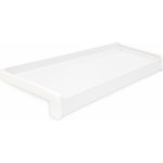 LEXIKON hliníkový ohýbaný parapet 90 x 1000 mm bílý – Zboží Mobilmania