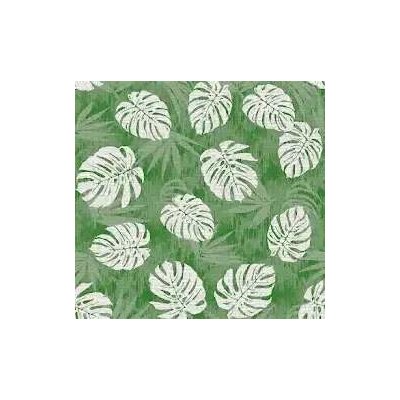 Terramat PVC 6047-5 listy zelené metráž 60 cm – Sleviste.cz