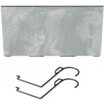 PROSPERPLAST Závěsný truhlík - URBI CASE W Beton Effect 39,5x18,5 cm antracit – Sleviste.cz
