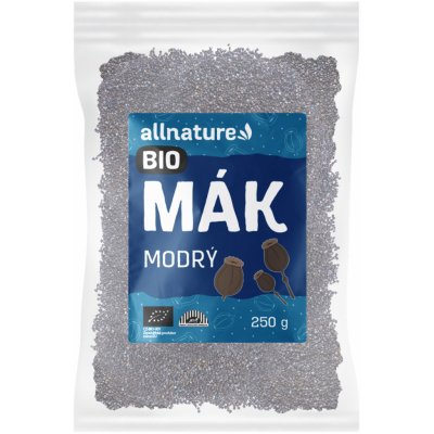 Allnature Mák modrý Bio 250 g – Zboží Mobilmania