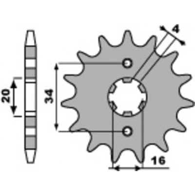 PBR Sprockets 263 14 18NC – Zbozi.Blesk.cz