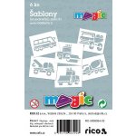 Papírové šablony sada S1 DOPRAVA II – Zboží Mobilmania