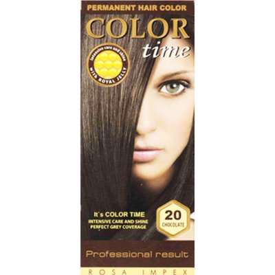 Color Time dlouhotravající barva na vlasy 20 čokoláda
