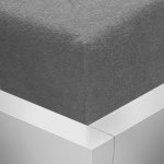 Top prostěradla.cz Froté prostěradlo Premium Tmavě šedé 90x200 – Hledejceny.cz