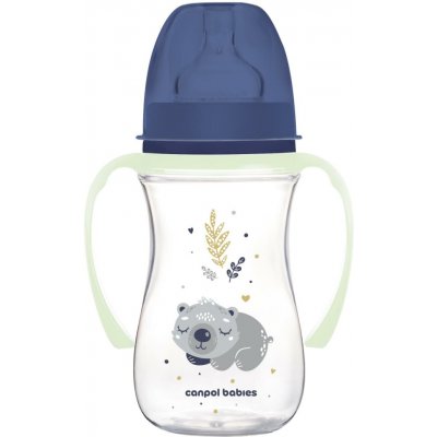 Canpol Babies EasyStart Lahvička Antikoliková 35/237_blu Sleepy Koala modrá 240ml – Hledejceny.cz