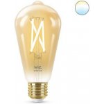 WiZ LED žárovka filament amber E27 ST64 7W 640lm 2000-5000K IP20, stmívatelná – Hledejceny.cz