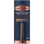 Gillette King Double Edge + 4 ks hlavic – Zbozi.Blesk.cz