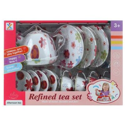 Lamps Plechový čajový set s kytičkami – Zbozi.Blesk.cz