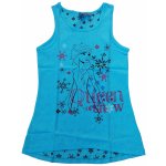 Cottonland dívčí letní tílko Frozen s vločkami modré – Zboží Dáma