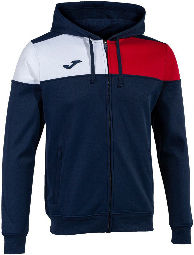 Joma CREW V ZIP-UP HOODIE modrá 103087.336