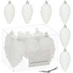 SPRINGOS Šišky 9,5cm sada 6ks vánoční ozdoby CA1172-XG – Zboží Dáma