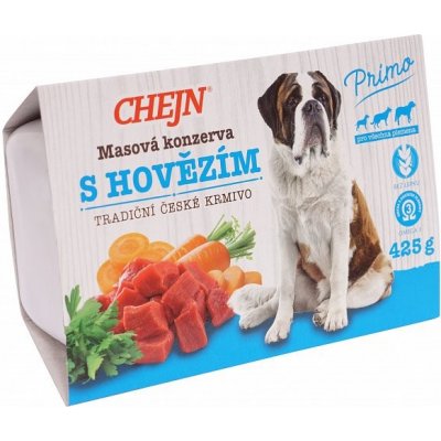 Chejn Primo Adult Dog hovězí a mrkev 8 x 425 g – Zboží Mobilmania
