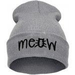 Blingstar čepice beanie Meow šedá – Hledejceny.cz