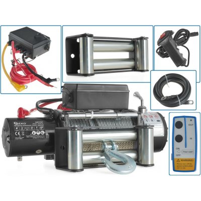 GEKO GEKO Elektrický naviják 12V 12000LB G81707 – Hledejceny.cz