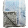 Deka Home Elements Flanelová deka s beránkem světle modrá 150 x 200