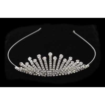 Čelenka s korunkou Barva: stříbrná – Zboží Dáma