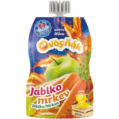 Ovocňák Ovocný mošt jablko mrkev 200 ml – Zboží Dáma
