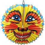 Lampion papírový slunce kulatý 28 cm – Zboží Dáma